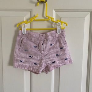 Vineyard Vines pink and white shorts